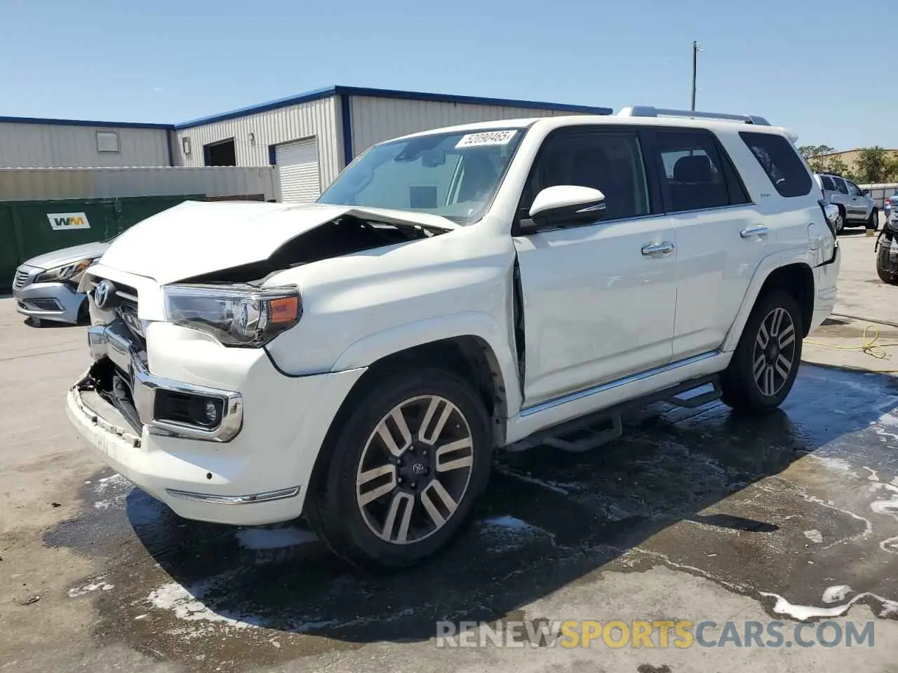 1 Photograph of a damaged car JTEKU5JR7M5875457 TOYOTA 4RUNNER 2021