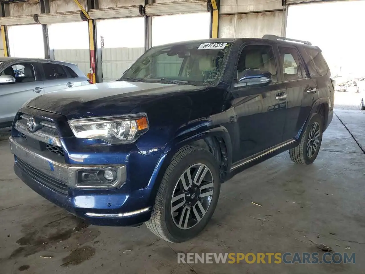 1 Photograph of a damaged car JTEKU5JR8M5839275 TOYOTA 4RUNNER 2021