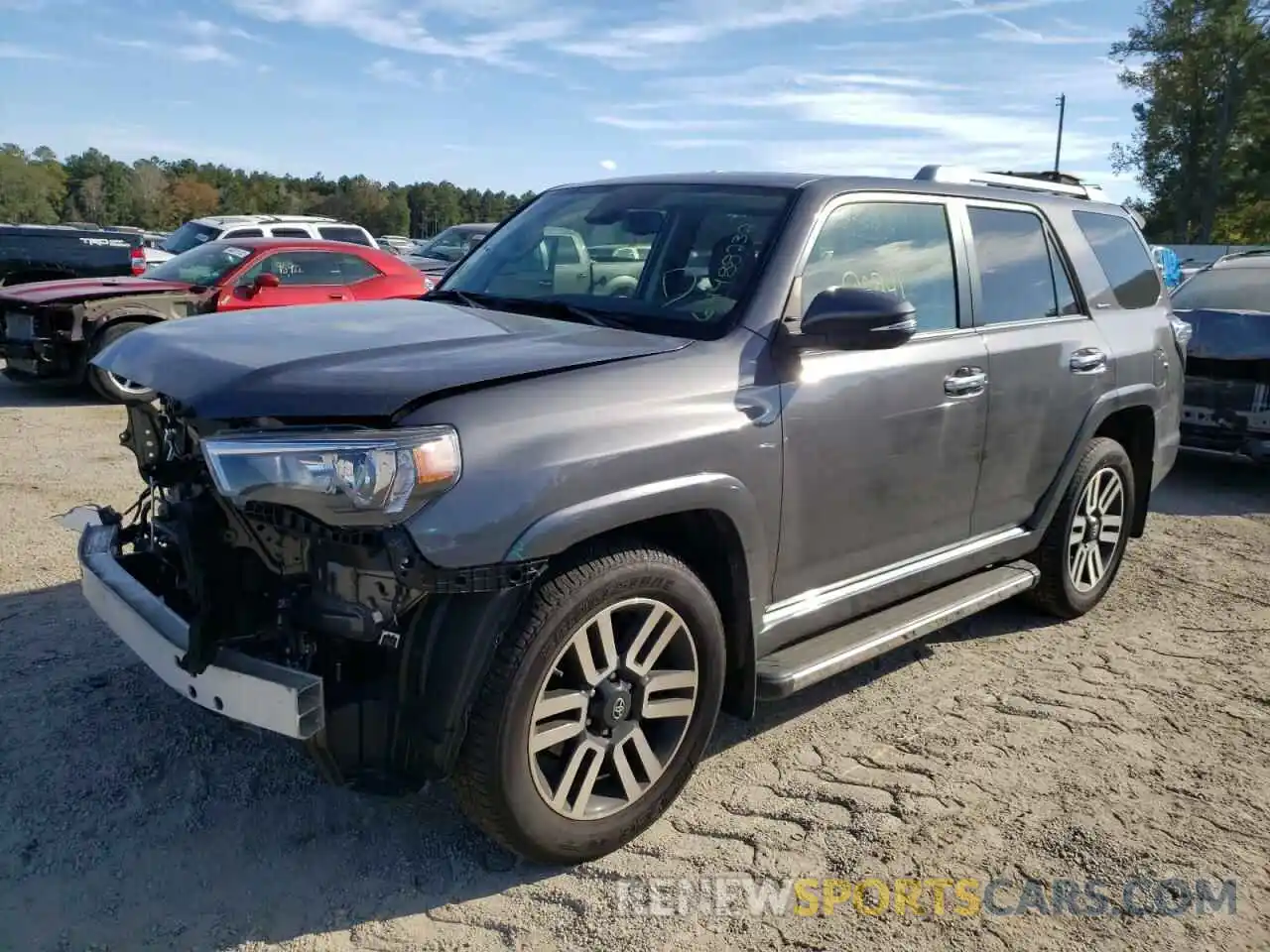 2 Photograph of a damaged car JTEKU5JR8M5919952 TOYOTA 4RUNNER 2021