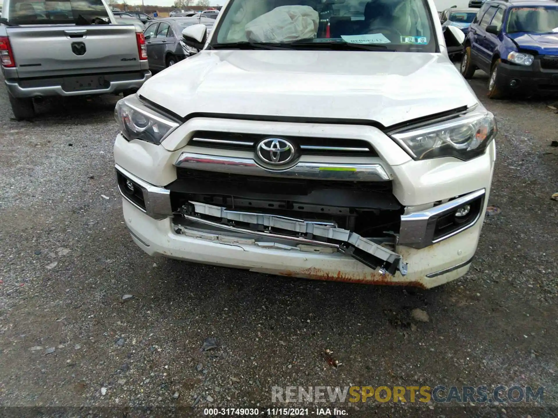 6 Photograph of a damaged car JTEKU5JR9M5844422 TOYOTA 4RUNNER 2021