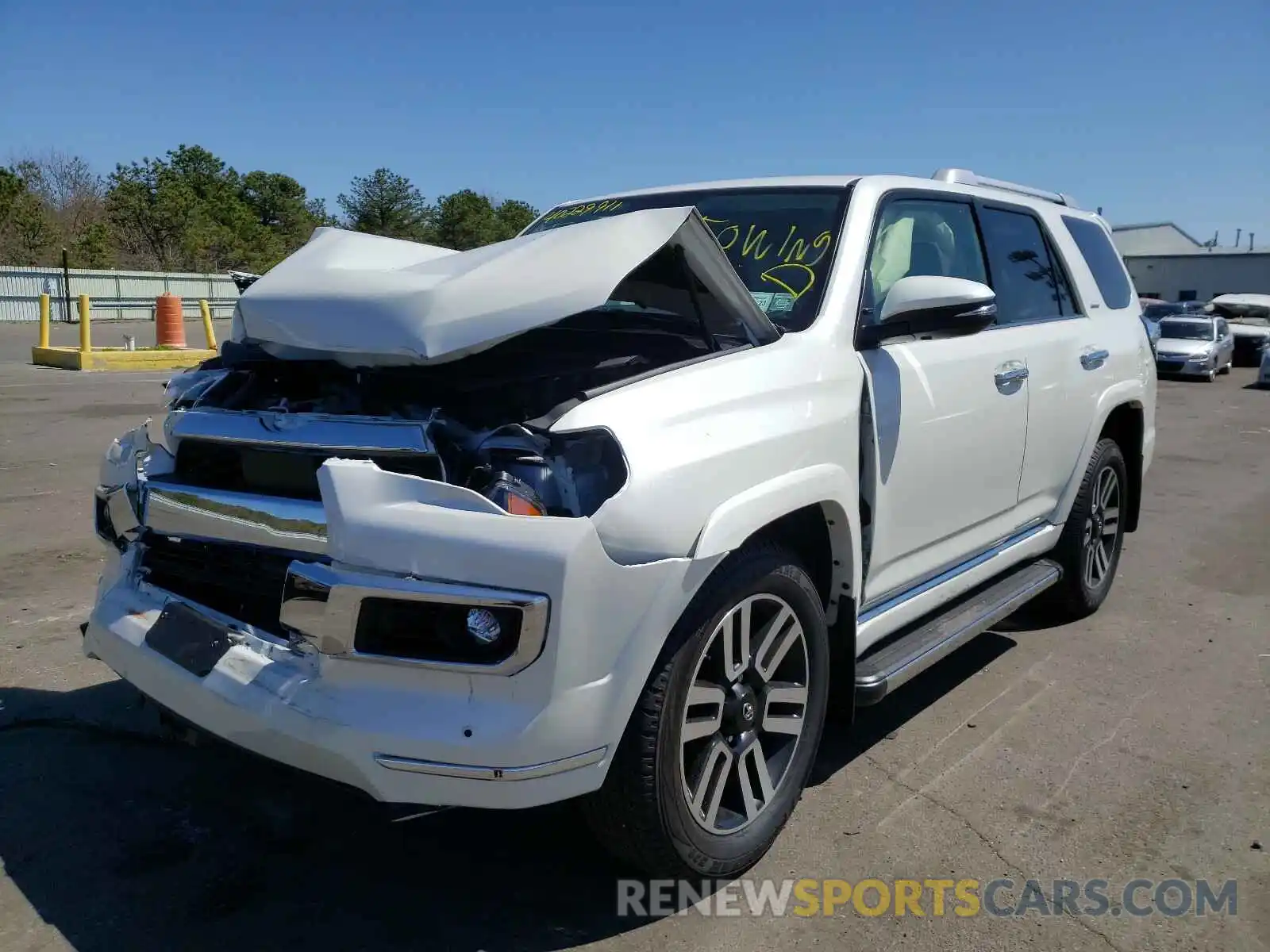 2 Photograph of a damaged car JTEKU5JR9M5877629 TOYOTA 4RUNNER 2021