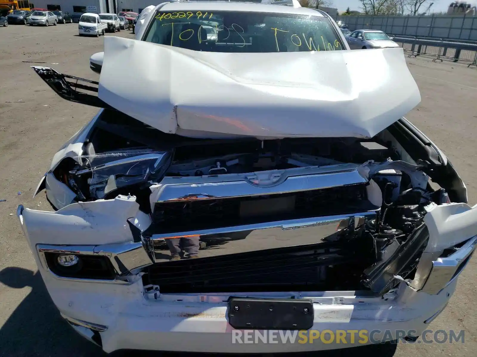 7 Photograph of a damaged car JTEKU5JR9M5877629 TOYOTA 4RUNNER 2021