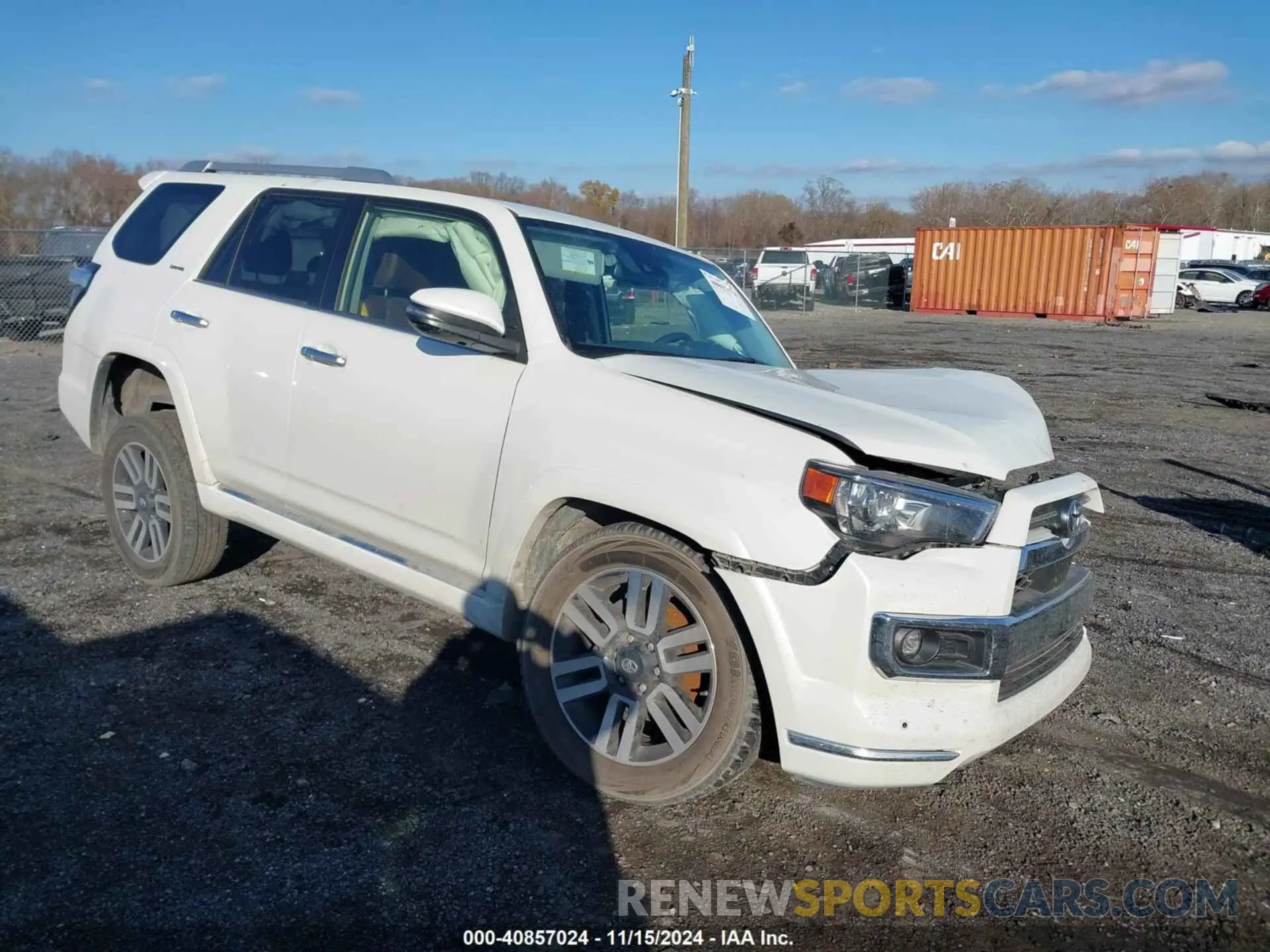 1 Photograph of a damaged car JTEKU5JR9M5881745 TOYOTA 4RUNNER 2021