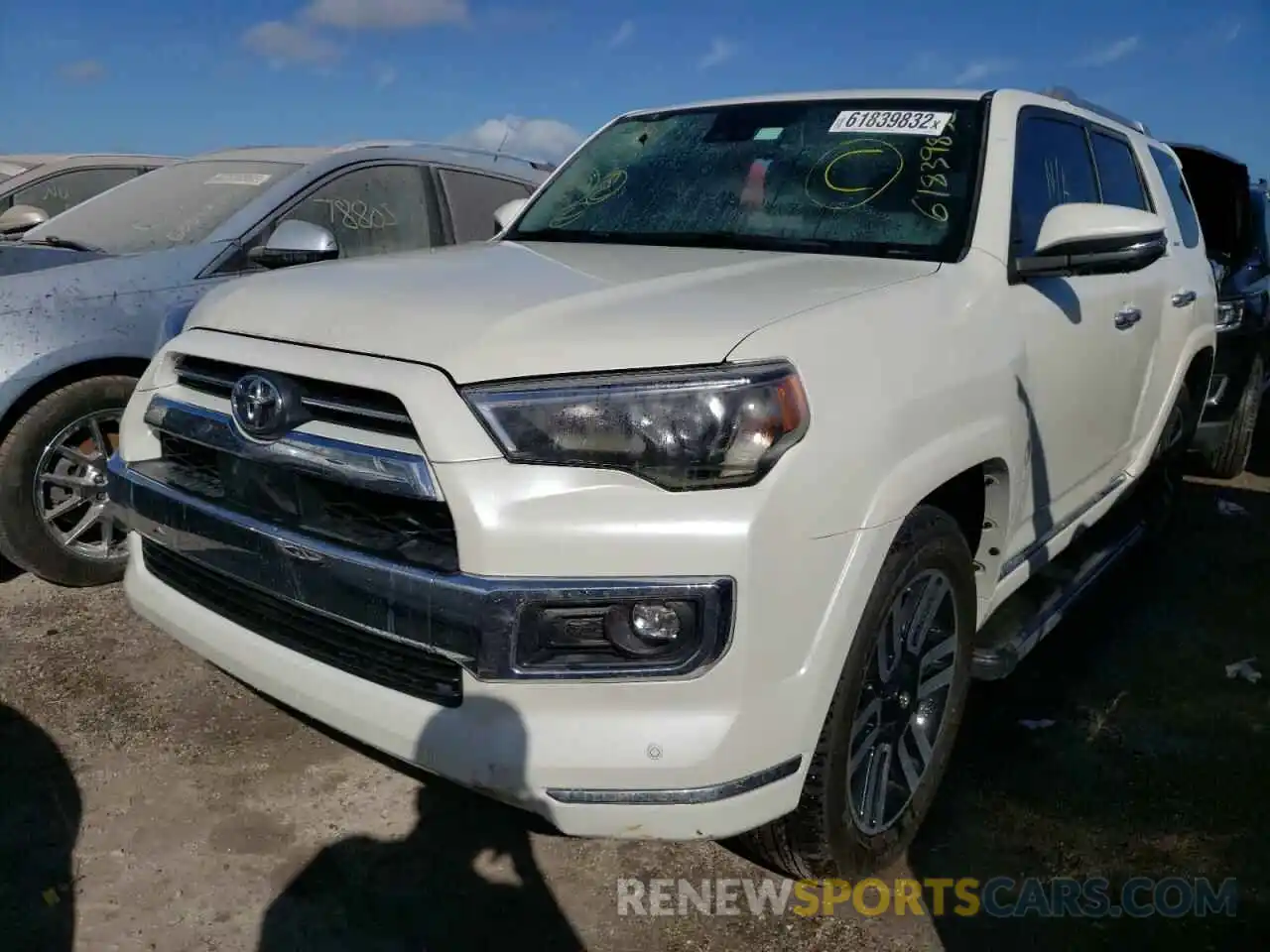 2 Photograph of a damaged car JTEKU5JR9M5941457 TOYOTA 4RUNNER 2021