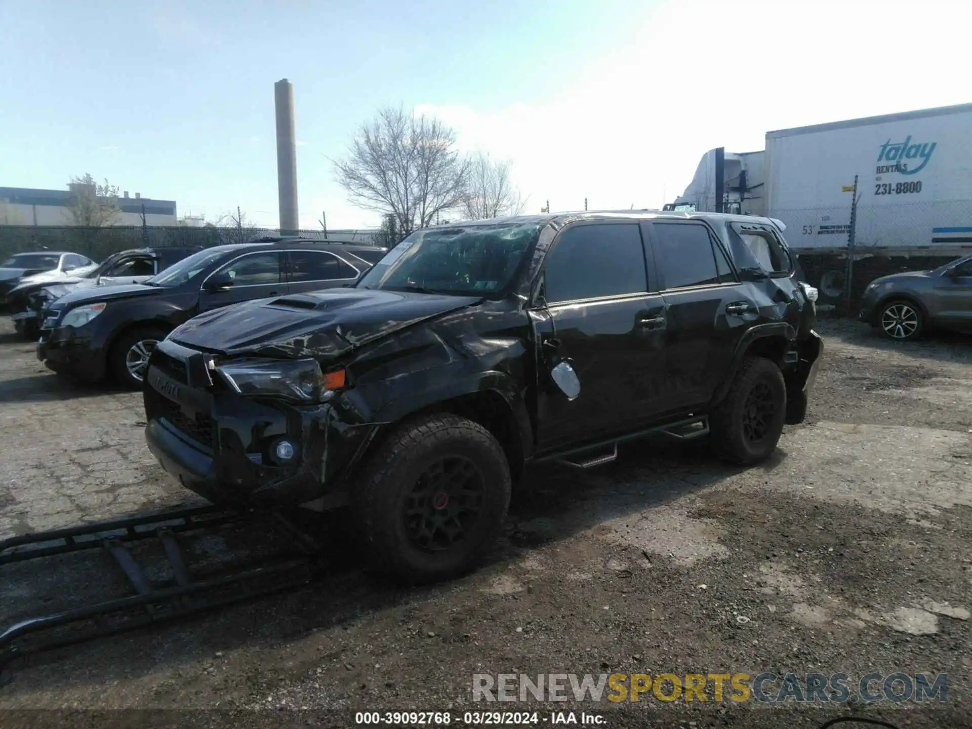 2 Photograph of a damaged car JTELU5JR2M5886452 TOYOTA 4RUNNER 2021