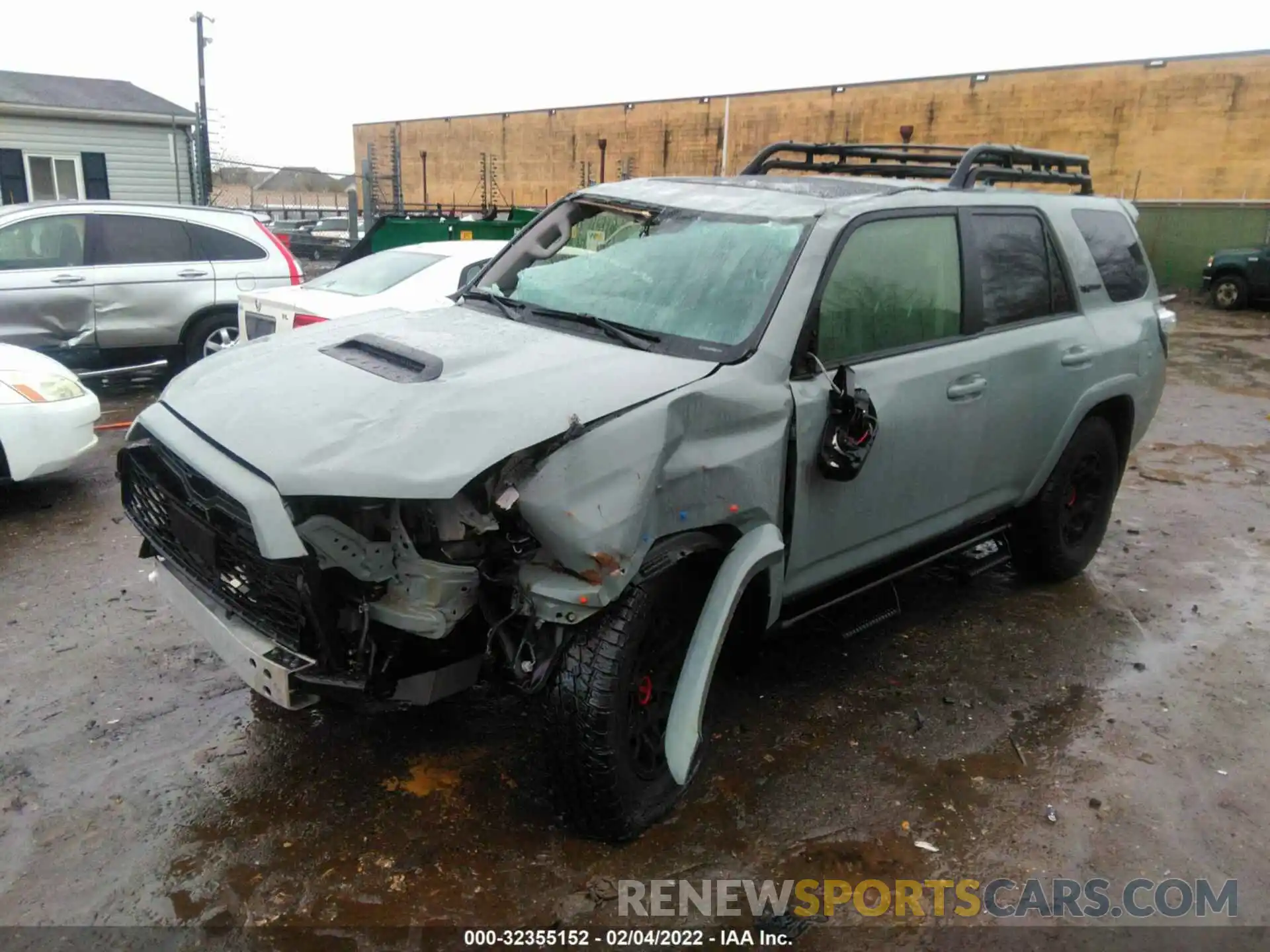 2 Photograph of a damaged car JTELU5JR7M5914116 TOYOTA 4RUNNER 2021