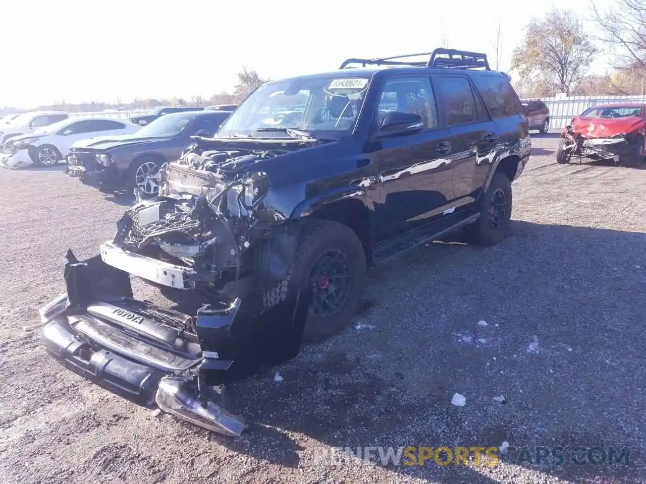 2 Photograph of a damaged car JTELU5JR9M5914425 TOYOTA 4RUNNER 2021