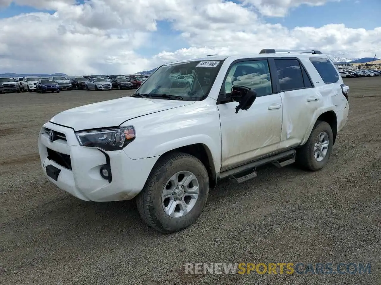 1 Photograph of a damaged car JTEMU5JR0M5876409 TOYOTA 4RUNNER 2021