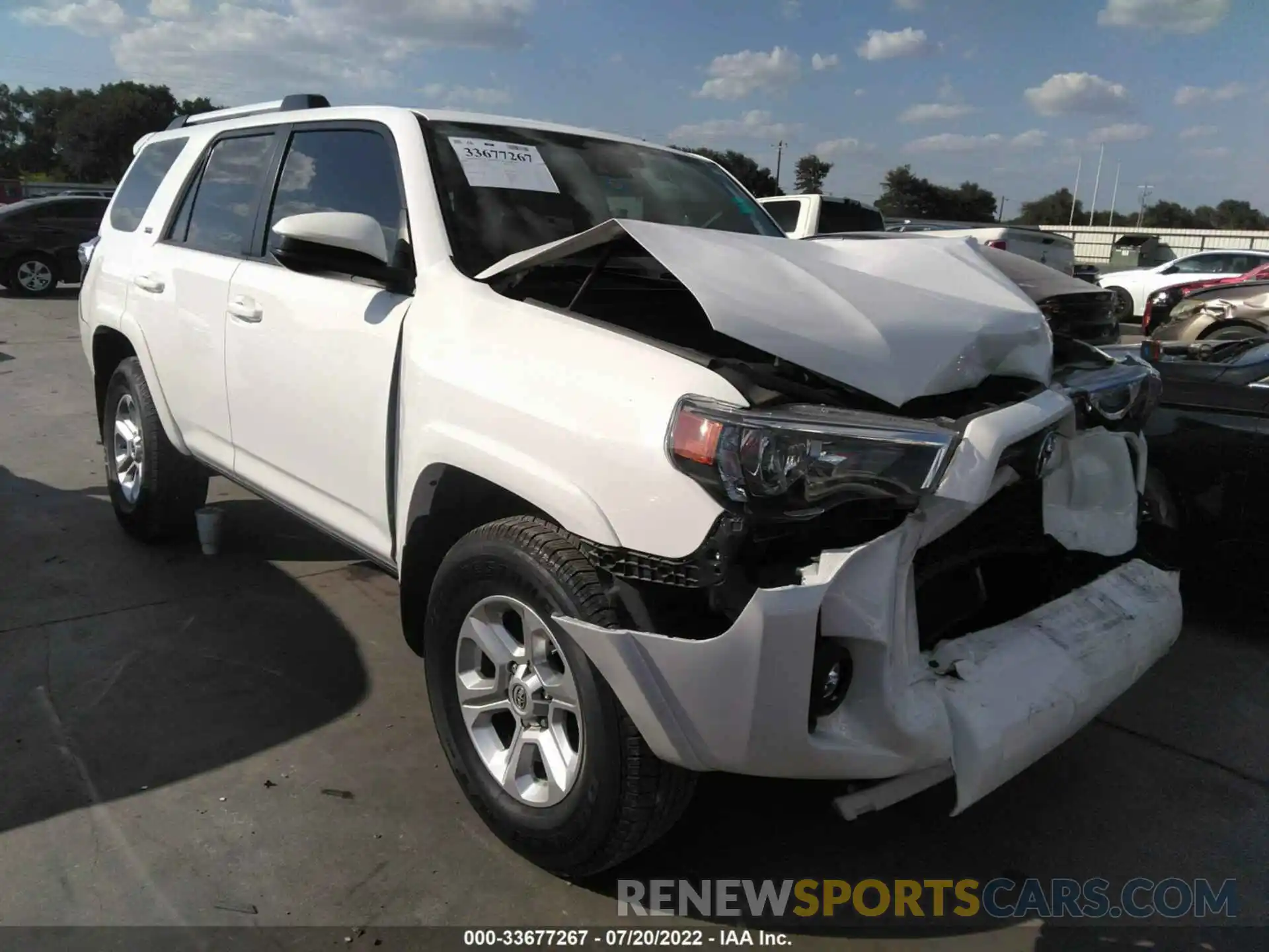 1 Photograph of a damaged car JTEMU5JR0M5903494 TOYOTA 4RUNNER 2021