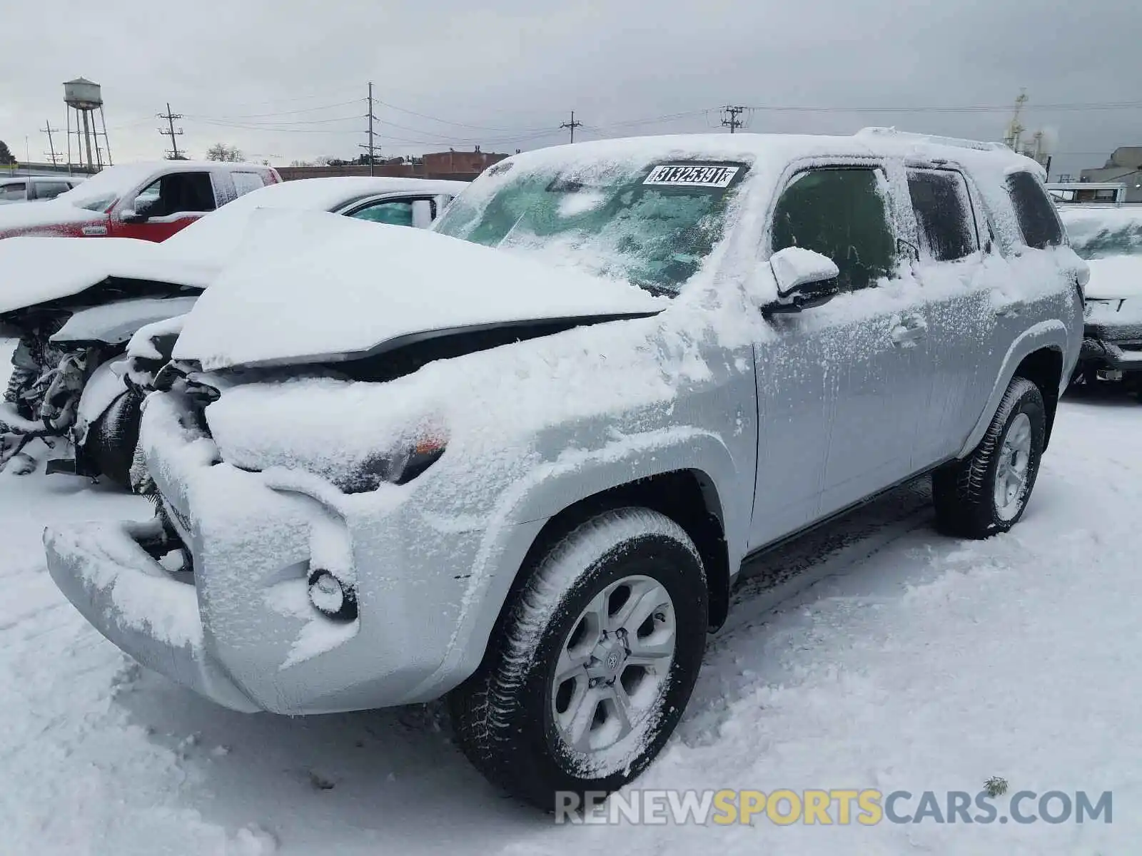 2 Photograph of a damaged car JTEMU5JR1M5853169 TOYOTA 4RUNNER 2021