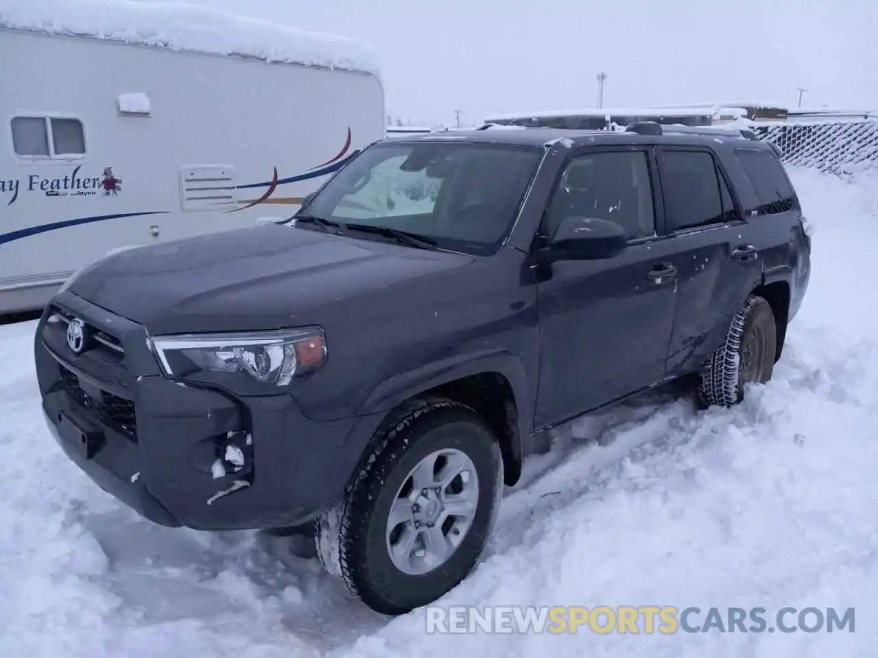 1 Photograph of a damaged car JTEMU5JR1M5901267 TOYOTA 4RUNNER 2021