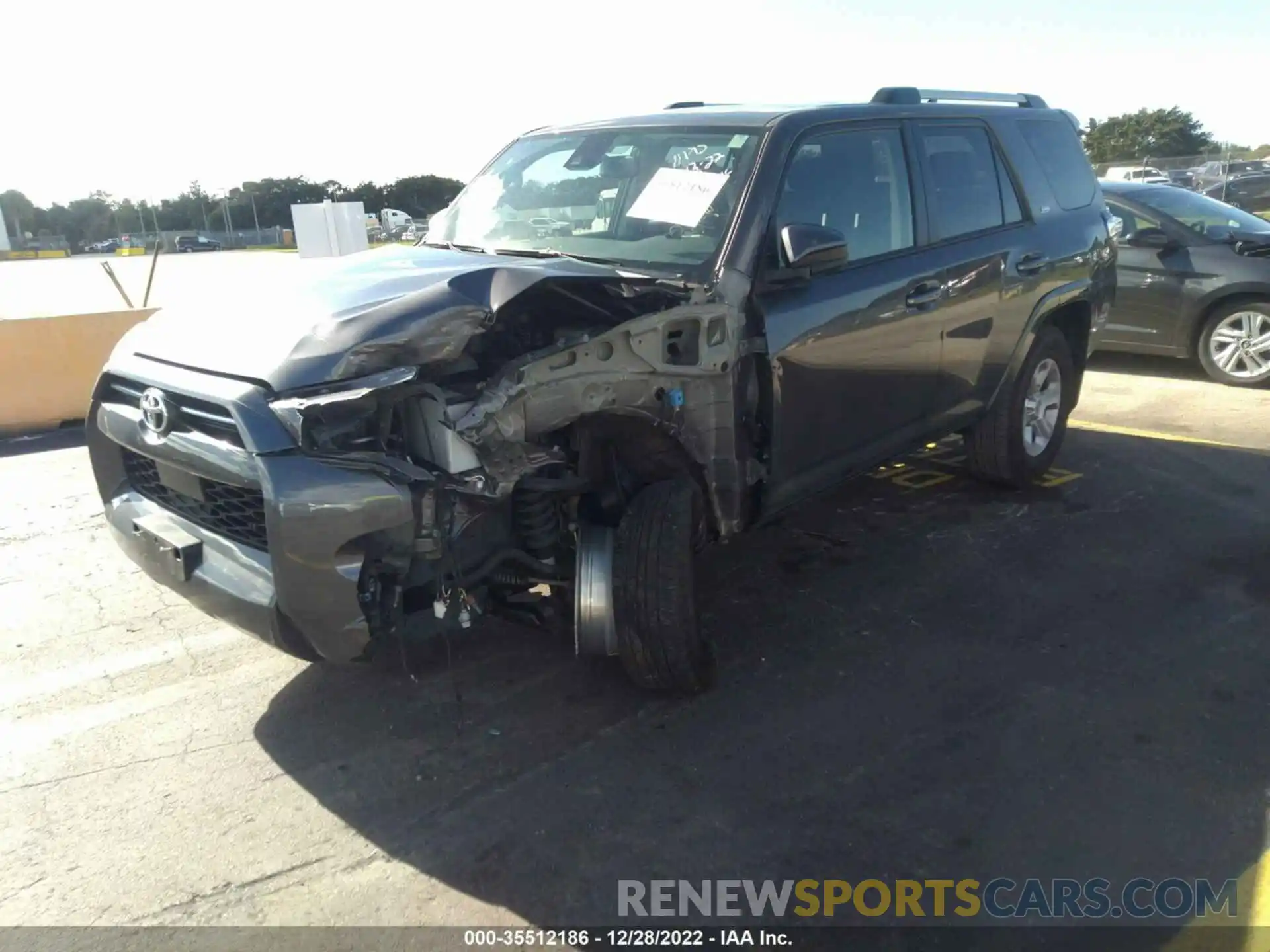 2 Photograph of a damaged car JTEMU5JR1M5905514 TOYOTA 4RUNNER 2021