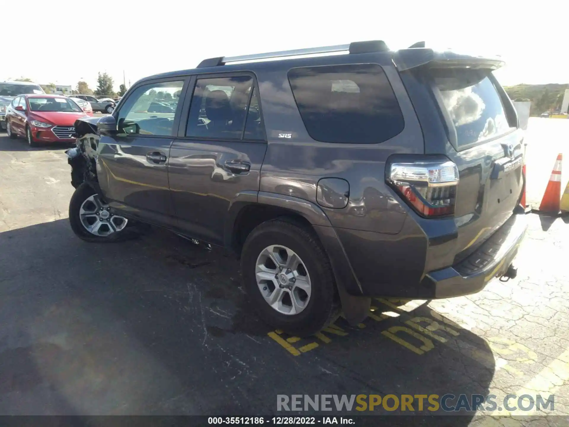 3 Photograph of a damaged car JTEMU5JR1M5905514 TOYOTA 4RUNNER 2021