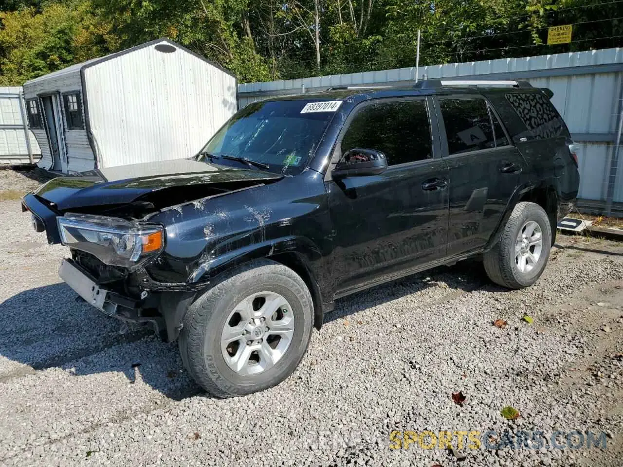 1 Photograph of a damaged car JTEMU5JR1M5918277 TOYOTA 4RUNNER 2021