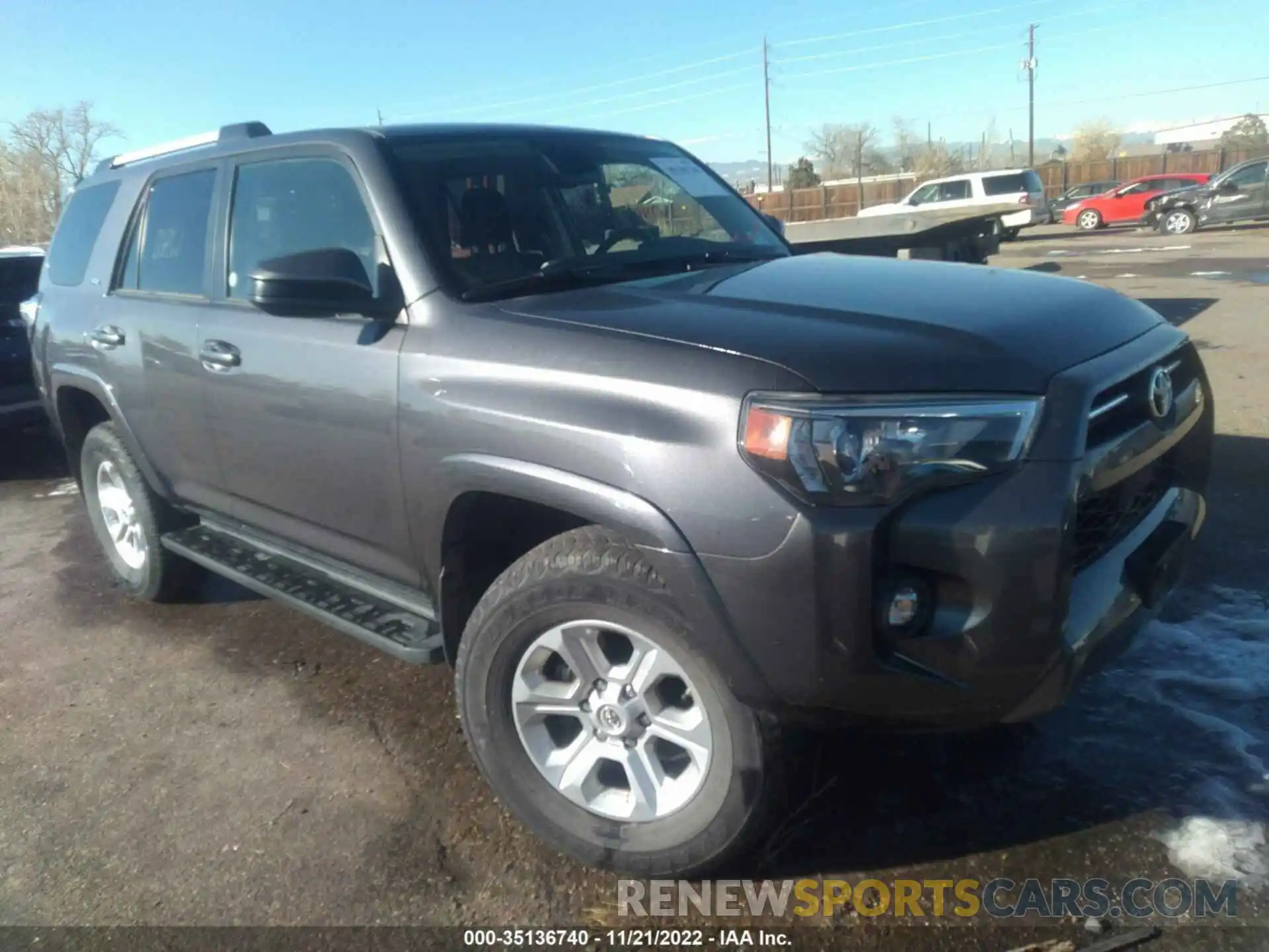 1 Photograph of a damaged car JTEMU5JR1M5920532 TOYOTA 4RUNNER 2021