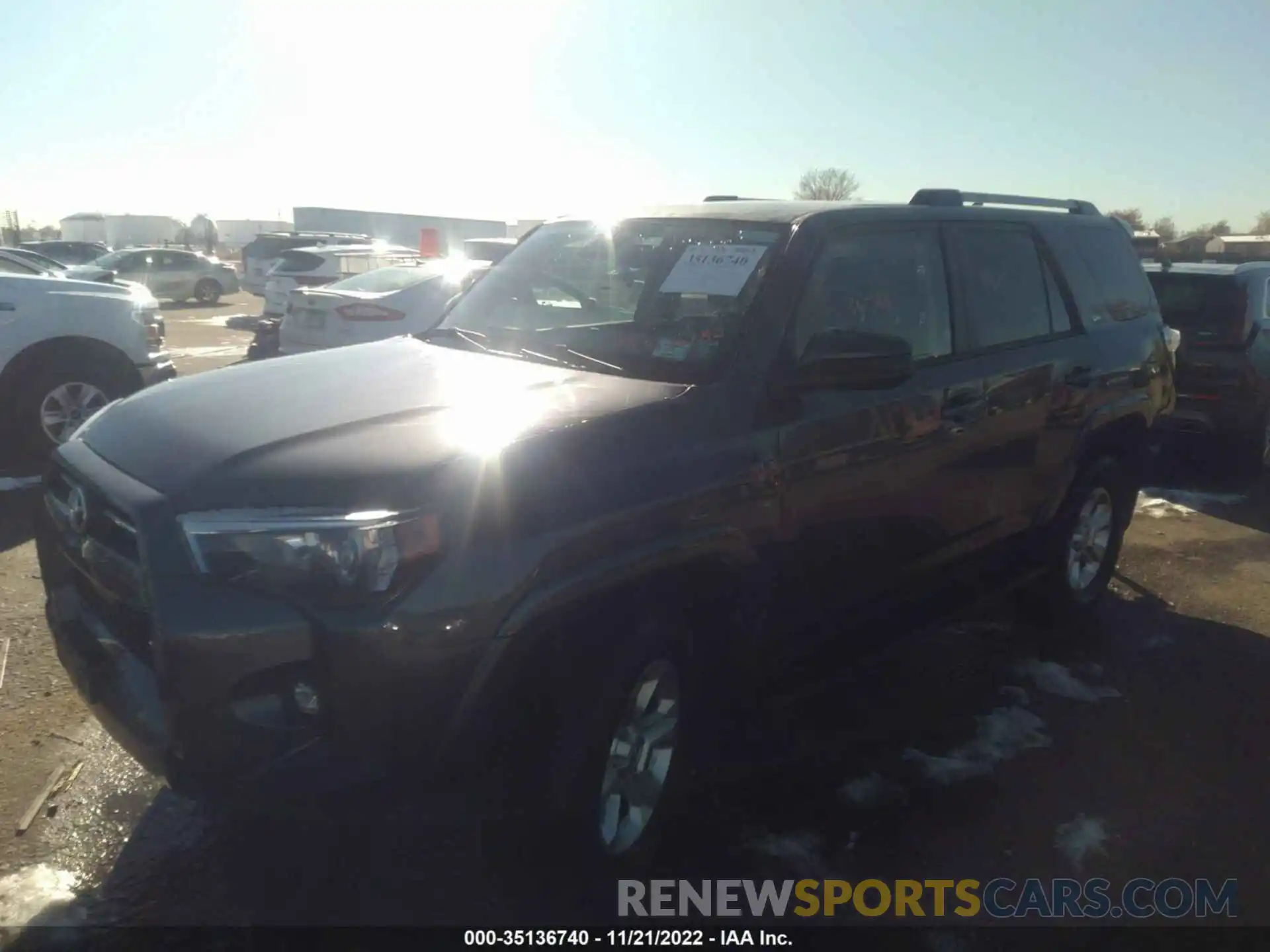 2 Photograph of a damaged car JTEMU5JR1M5920532 TOYOTA 4RUNNER 2021