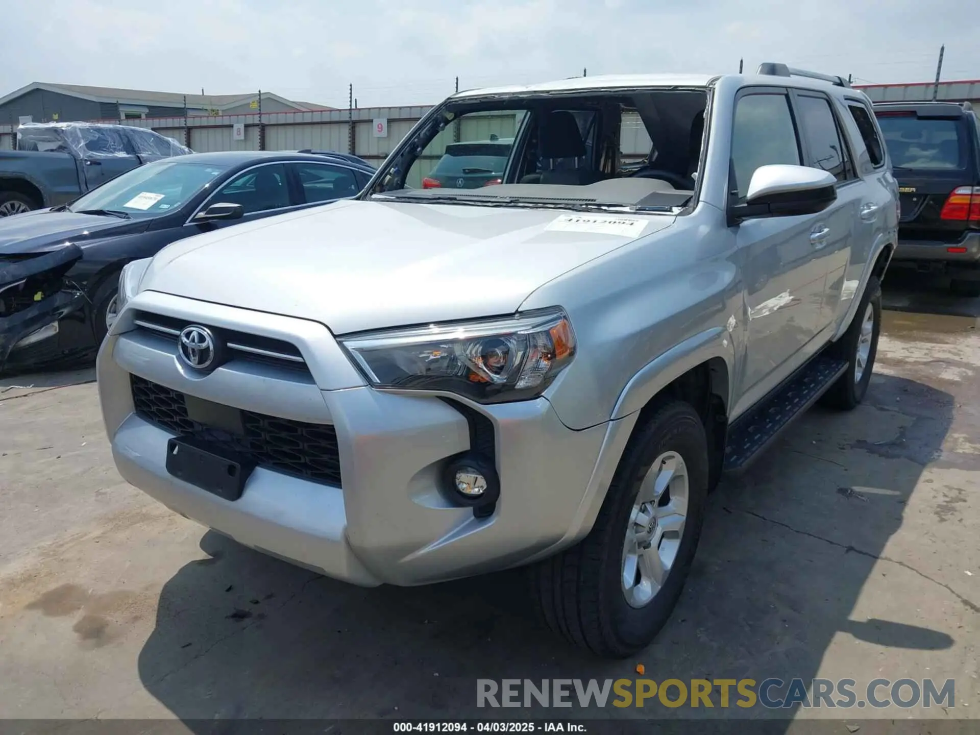 2 Photograph of a damaged car JTEMU5JR1M5929960 TOYOTA 4RUNNER 2021