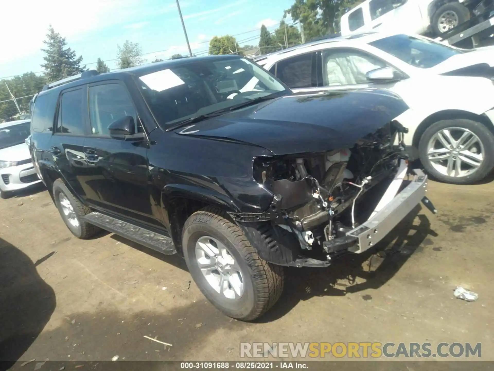 1 Photograph of a damaged car JTEMU5JR1M5938688 TOYOTA 4RUNNER 2021