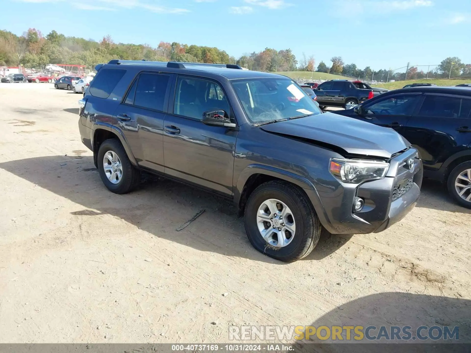 1 Photograph of a damaged car JTEMU5JR2M5947822 TOYOTA 4RUNNER 2021