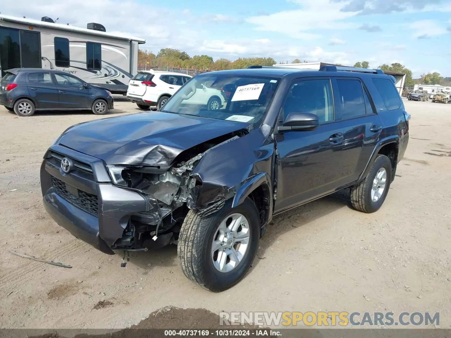 6 Photograph of a damaged car JTEMU5JR2M5947822 TOYOTA 4RUNNER 2021