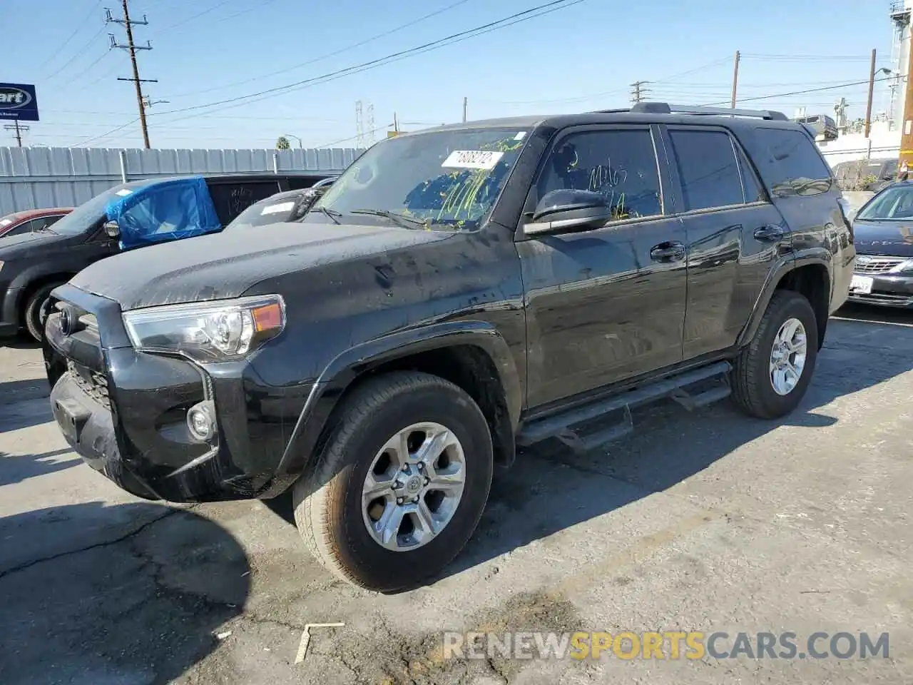 1 Photograph of a damaged car JTEMU5JR2M5960974 TOYOTA 4RUNNER 2021