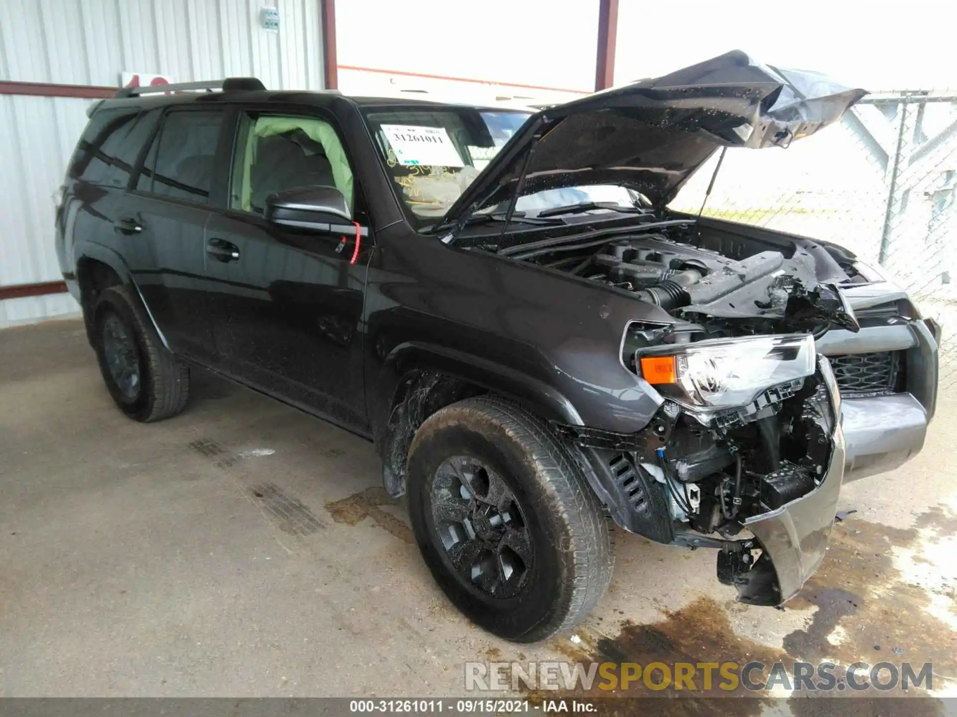 1 Photograph of a damaged car JTEMU5JR6M5958337 TOYOTA 4RUNNER 2021