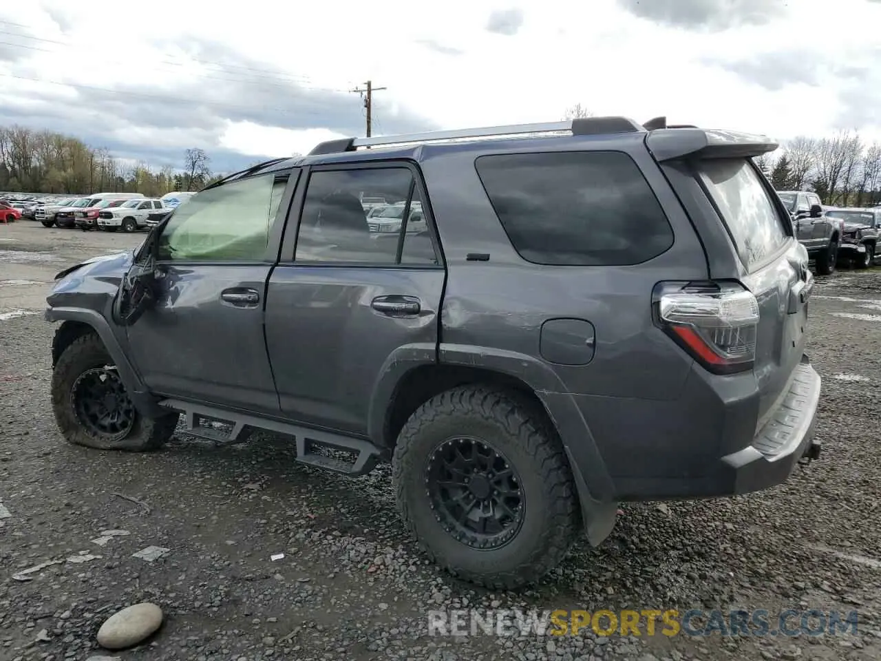 2 Photograph of a damaged car JTEMU5JR7M5928716 TOYOTA 4RUNNER 2021