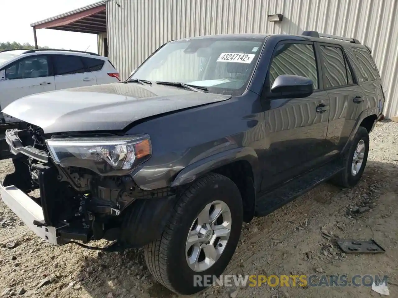 2 Photograph of a damaged car JTEMU5JR8M5842136 TOYOTA 4RUNNER 2021