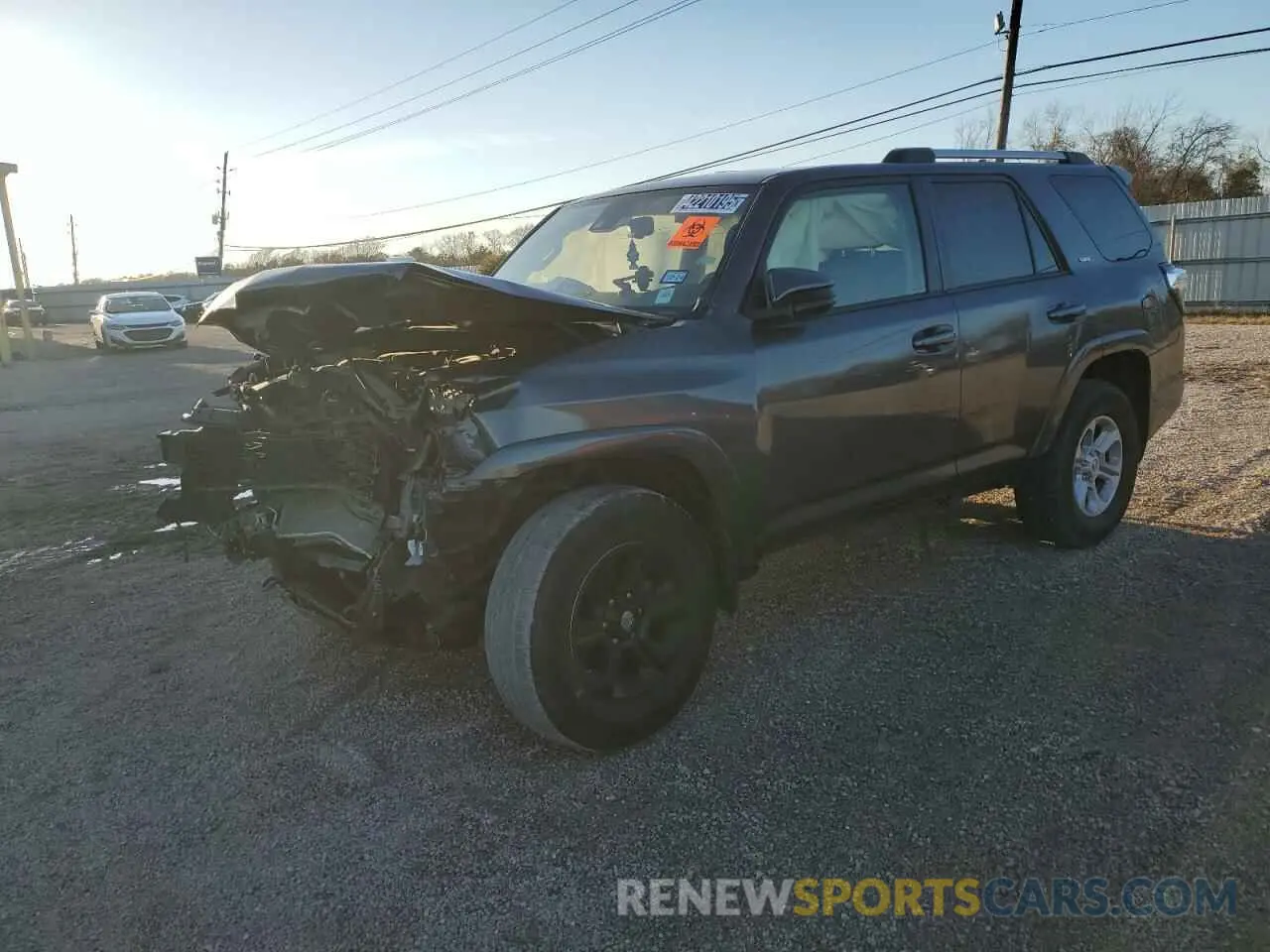 1 Photograph of a damaged car JTEMU5JR8M5866355 TOYOTA 4RUNNER 2021
