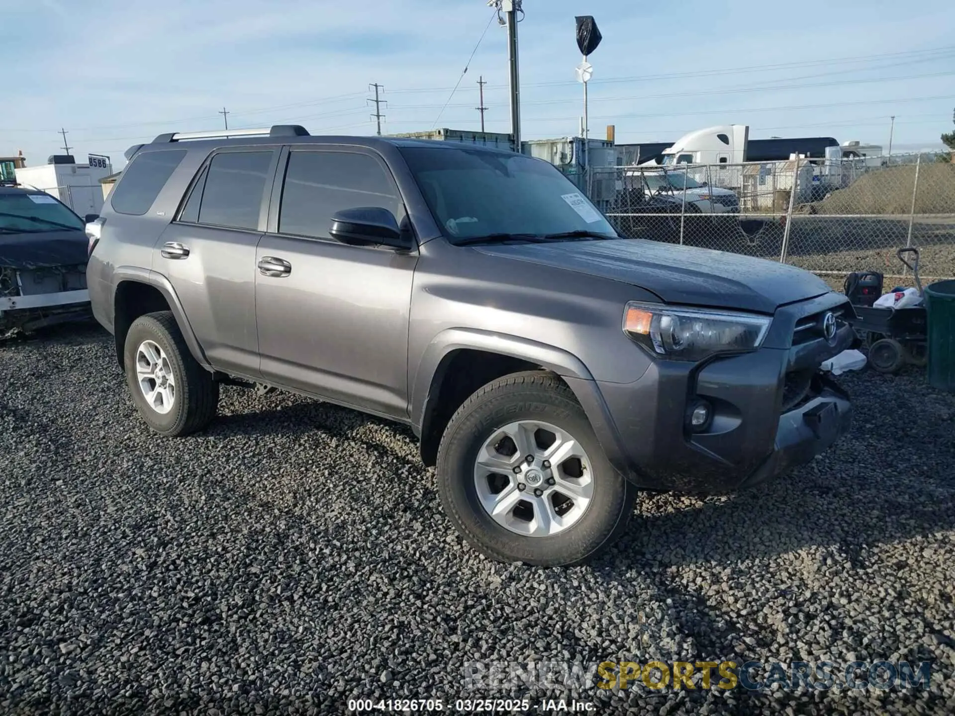1 Photograph of a damaged car JTEMU5JR8M5878358 TOYOTA 4RUNNER 2021