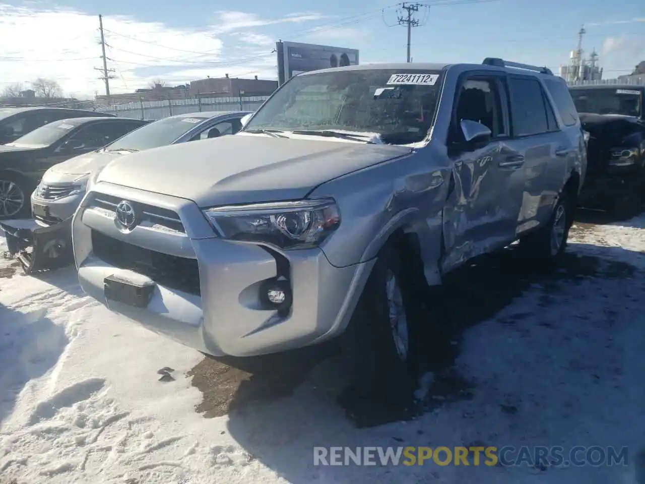 1 Photograph of a damaged car JTEMU5JR8M5900214 TOYOTA 4RUNNER 2021