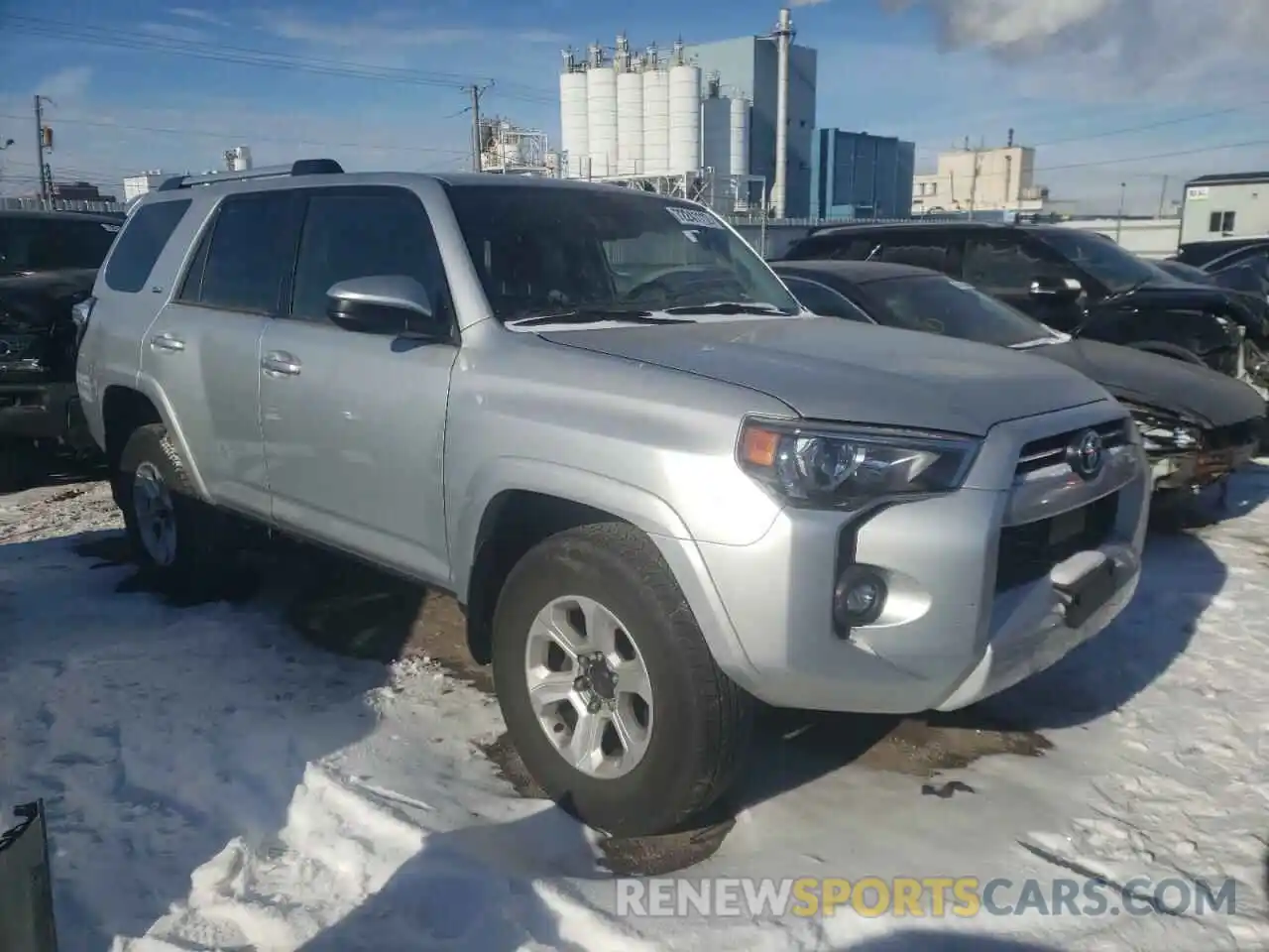 4 Photograph of a damaged car JTEMU5JR8M5900214 TOYOTA 4RUNNER 2021