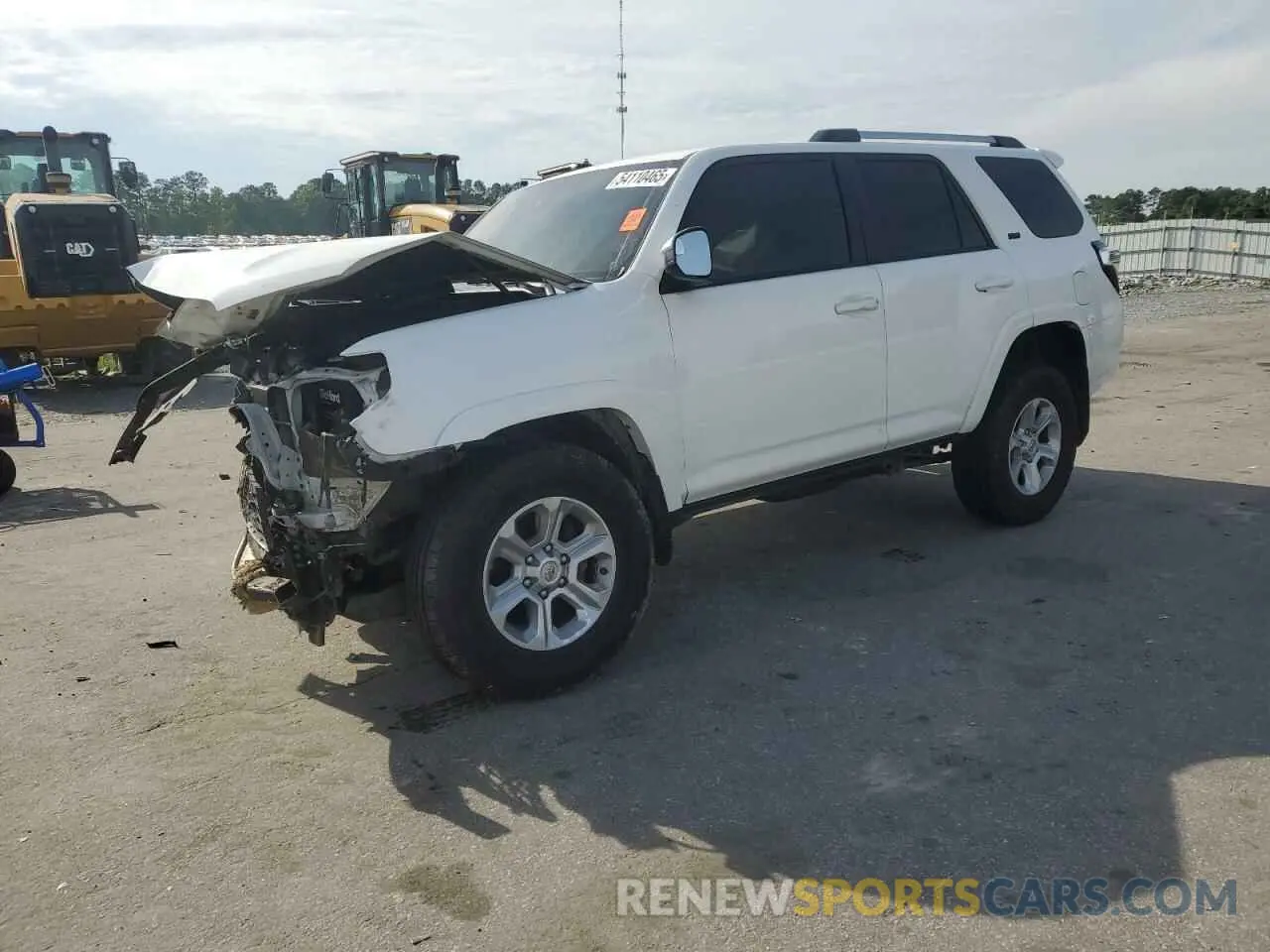 1 Photograph of a damaged car JTEMU5JR9M5895976 TOYOTA 4RUNNER 2021