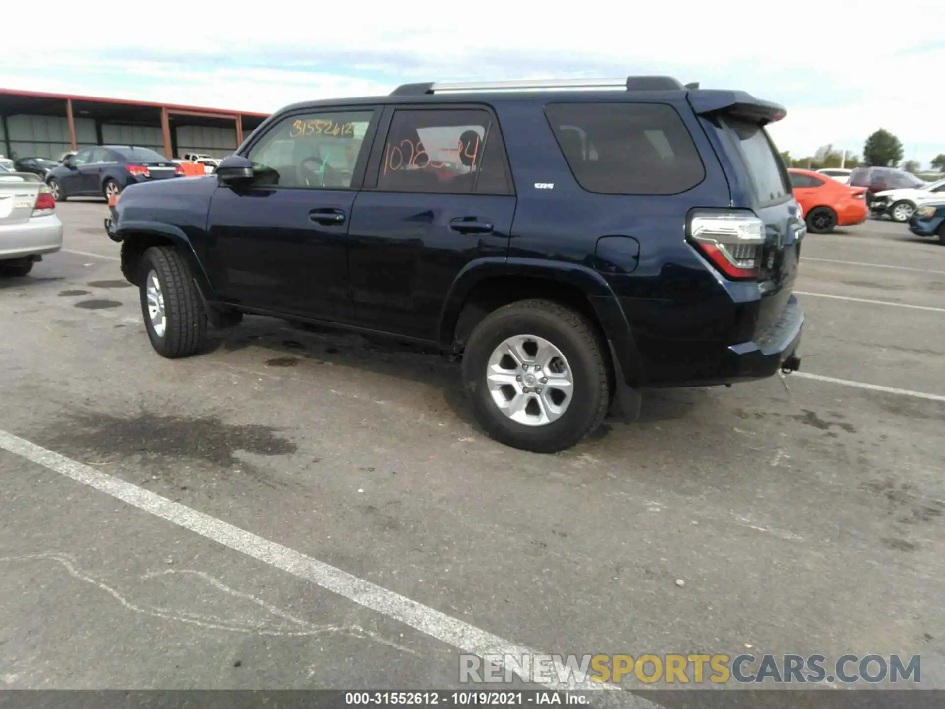 3 Photograph of a damaged car JTEMU5JR9M5930385 TOYOTA 4RUNNER 2021