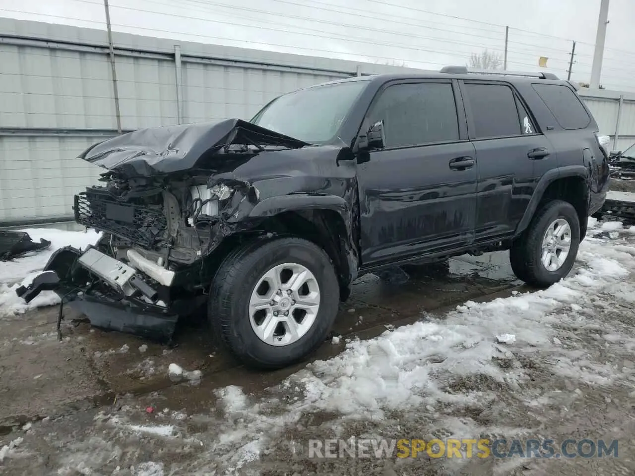1 Photograph of a damaged car JTEMU5JRXM5859729 TOYOTA 4RUNNER 2021