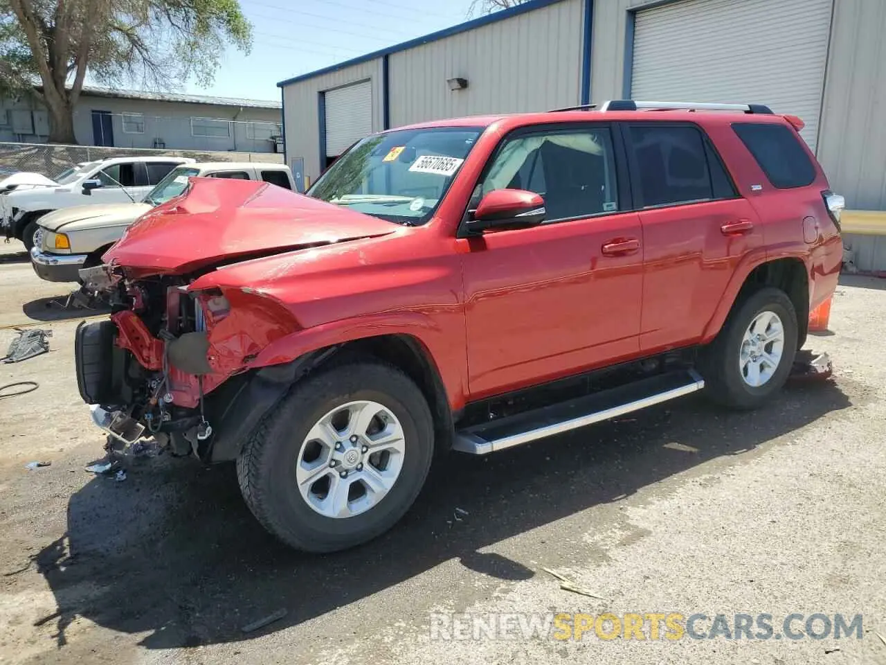 1 Photograph of a damaged car JTENU5JR0M5856455 TOYOTA 4RUNNER 2021