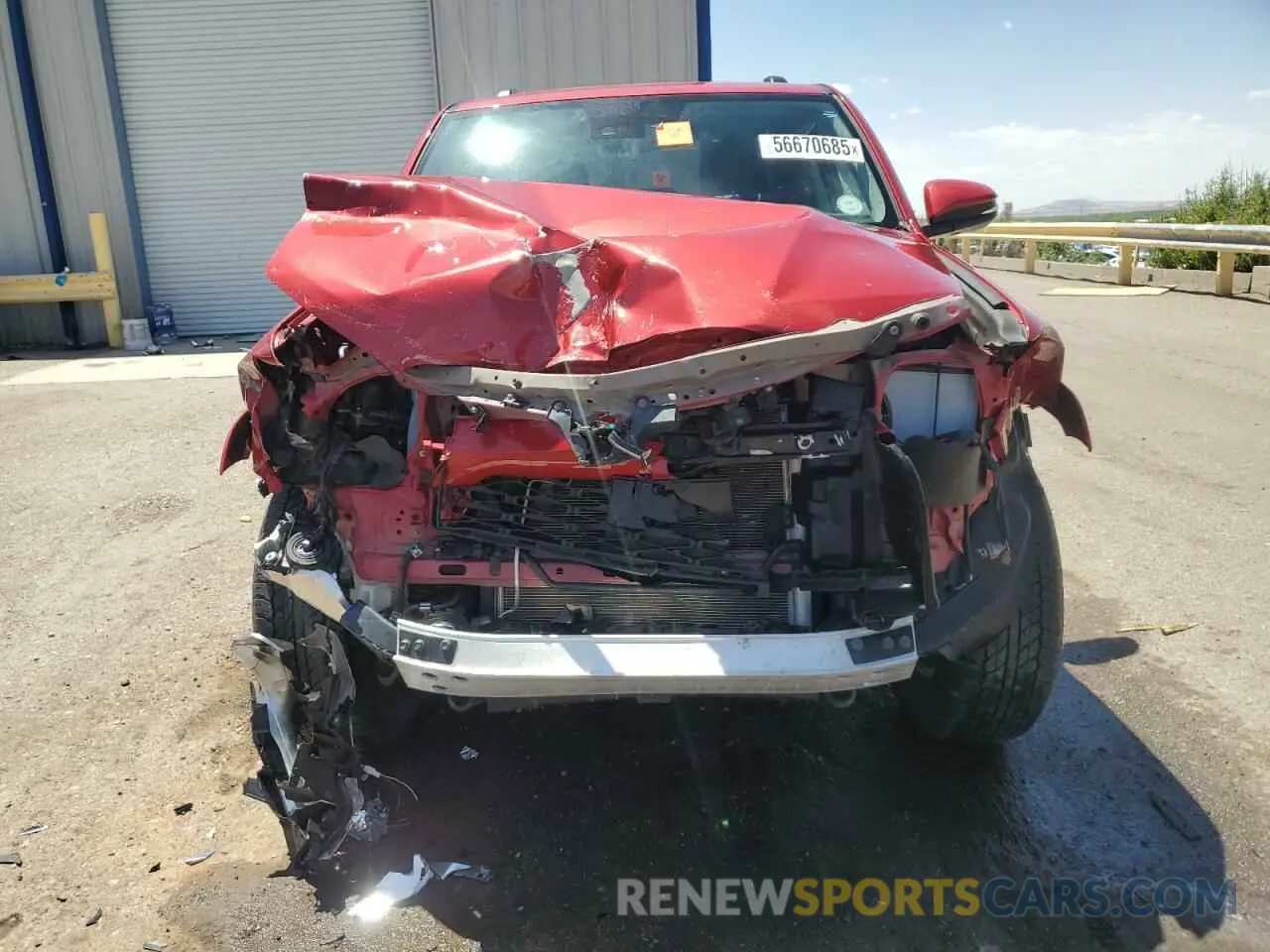 5 Photograph of a damaged car JTENU5JR0M5856455 TOYOTA 4RUNNER 2021