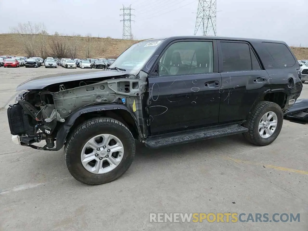 1 Photograph of a damaged car JTENU5JR0M5932949 TOYOTA 4RUNNER 2021