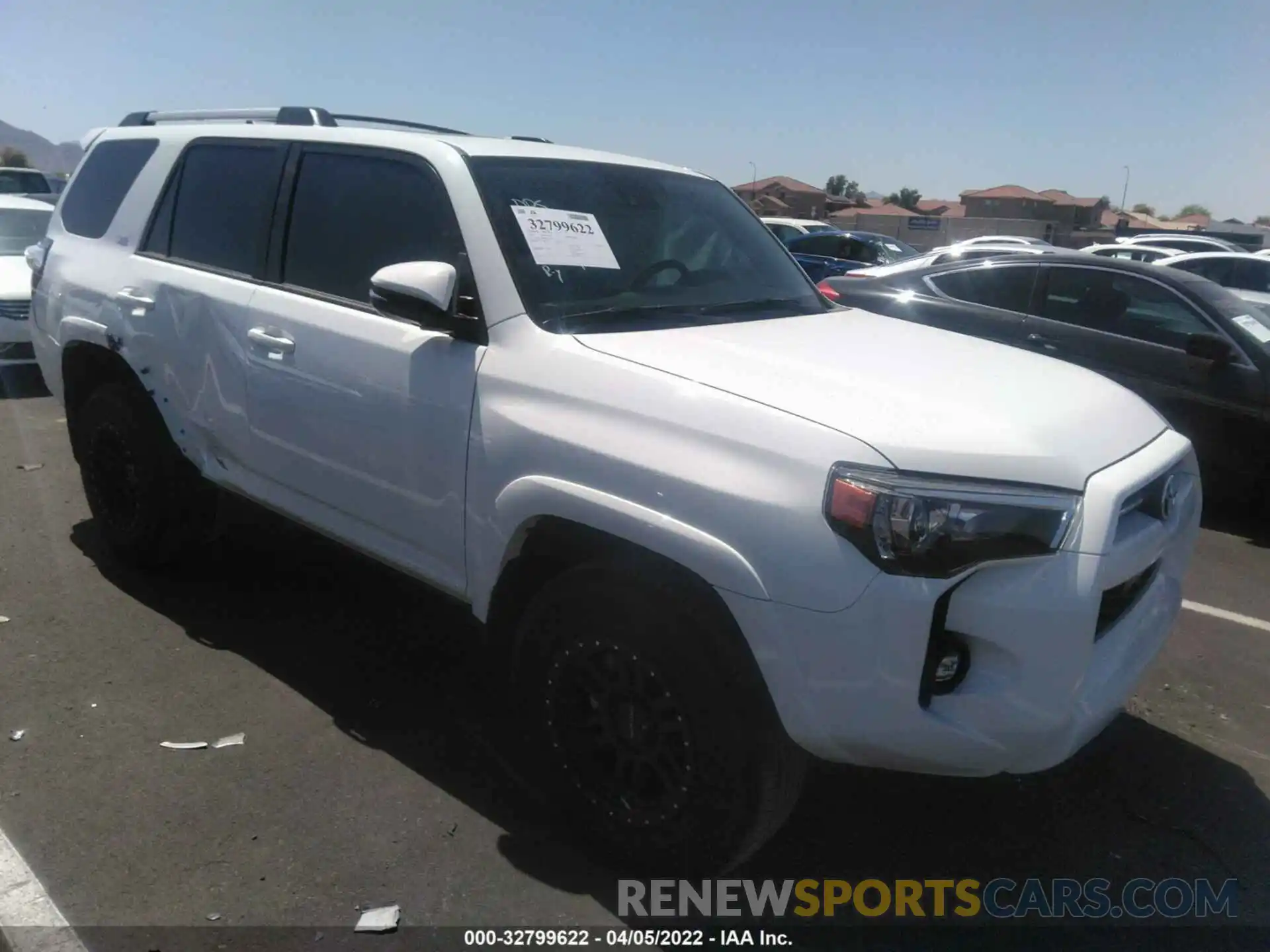 1 Photograph of a damaged car JTENU5JR1M5907543 TOYOTA 4RUNNER 2021