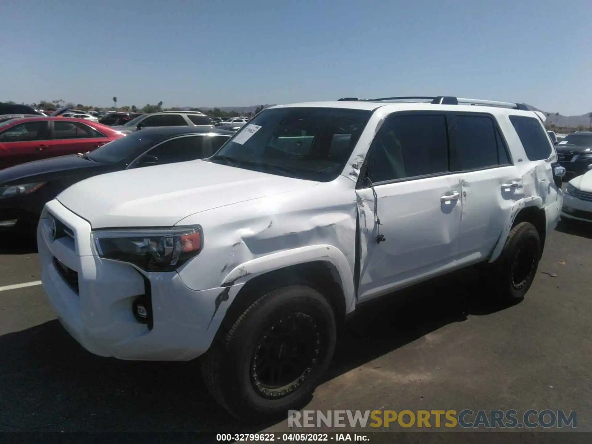 2 Photograph of a damaged car JTENU5JR1M5907543 TOYOTA 4RUNNER 2021