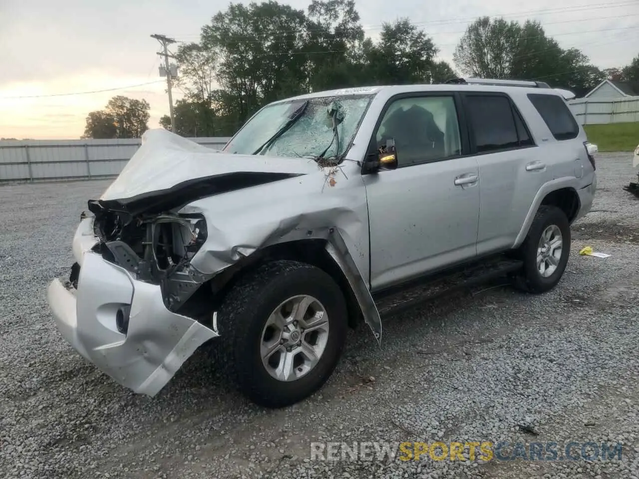 1 Photograph of a damaged car JTENU5JR1M5920230 TOYOTA 4RUNNER 2021