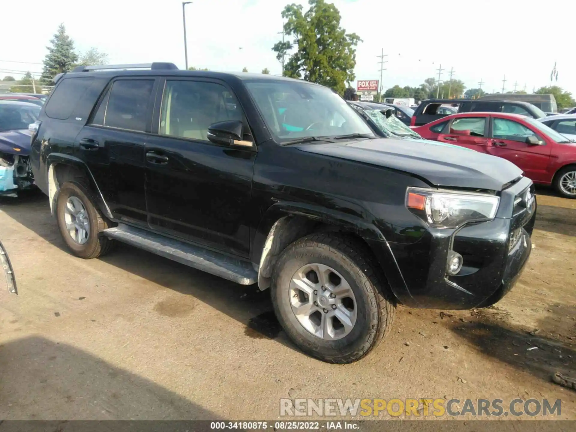 1 Photograph of a damaged car JTENU5JR1M5933155 TOYOTA 4RUNNER 2021