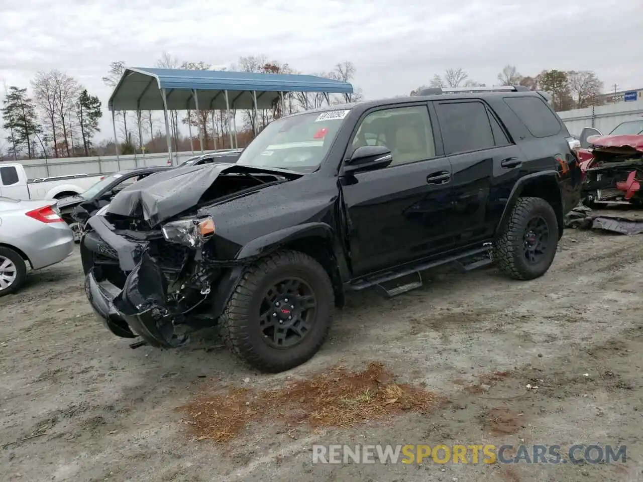 1 Photograph of a damaged car JTENU5JR1M5958878 TOYOTA 4RUNNER 2021