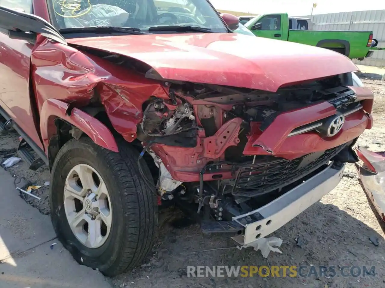 9 Photograph of a damaged car JTENU5JR2M5875976 TOYOTA 4RUNNER 2021