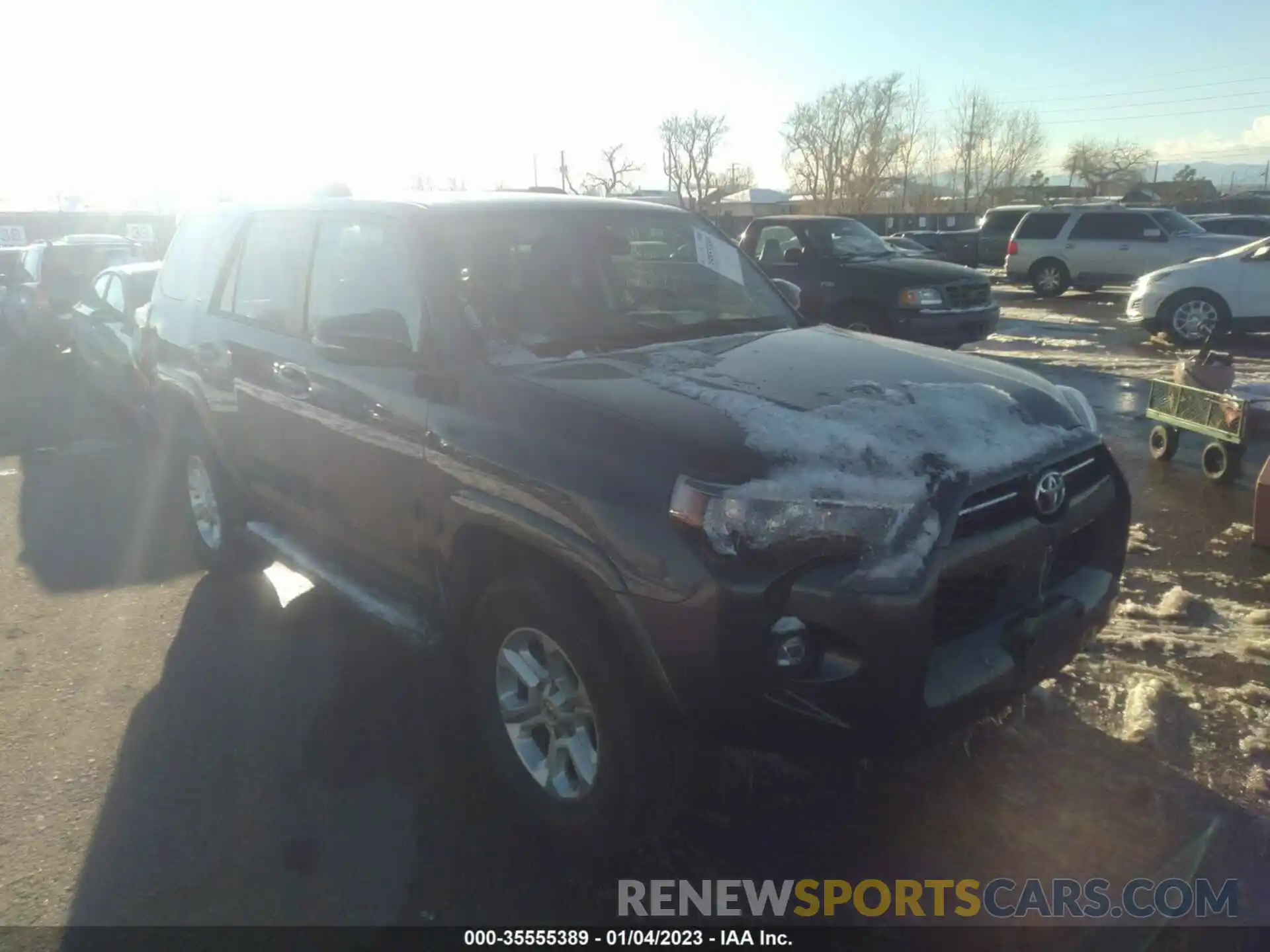 1 Photograph of a damaged car JTENU5JR2M5915893 TOYOTA 4RUNNER 2021