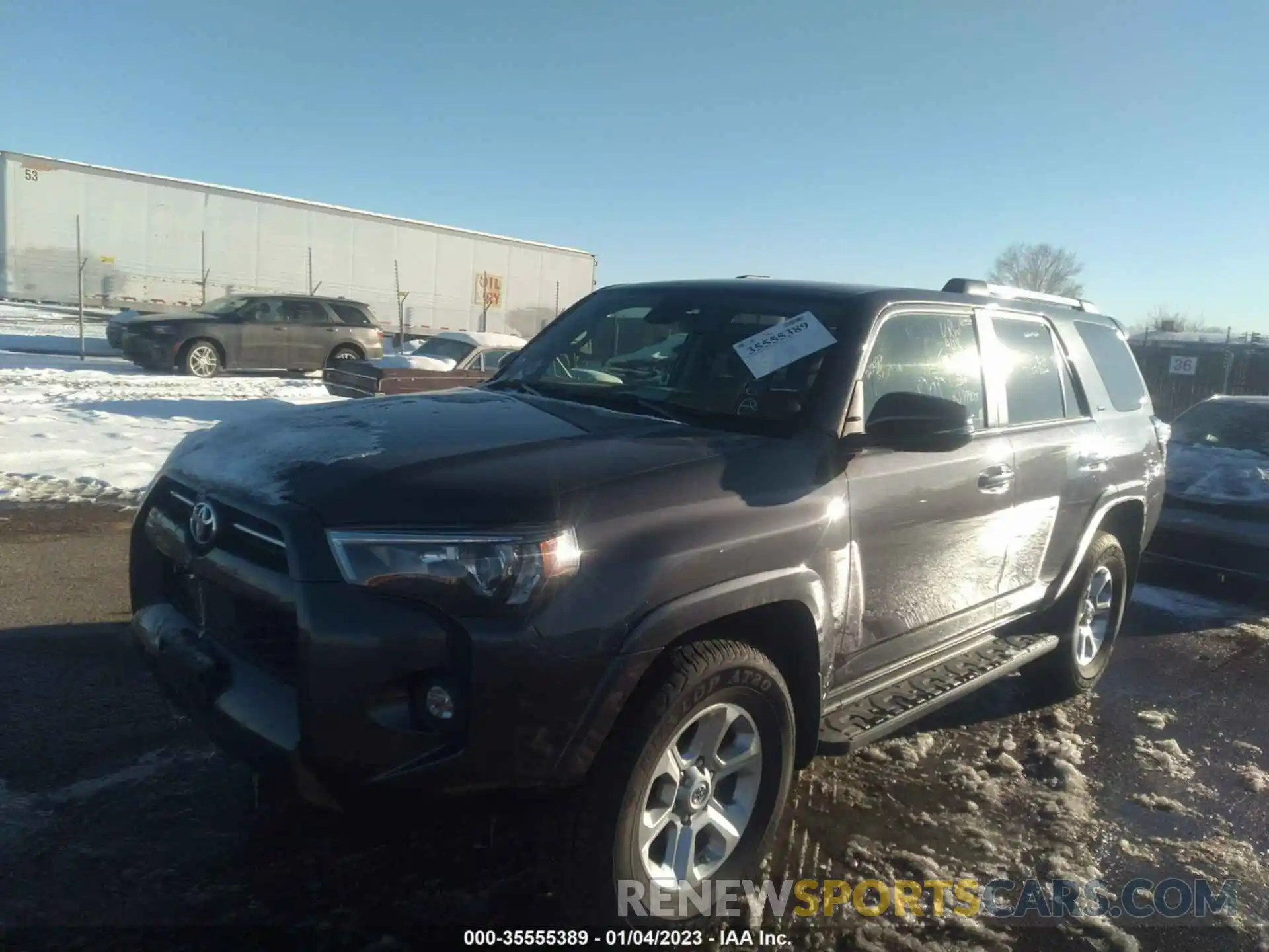 2 Photograph of a damaged car JTENU5JR2M5915893 TOYOTA 4RUNNER 2021