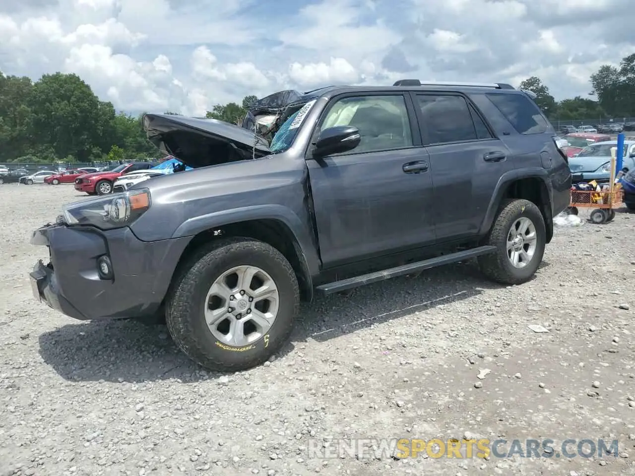 1 Photograph of a damaged car JTENU5JR2M5929292 TOYOTA 4RUNNER 2021