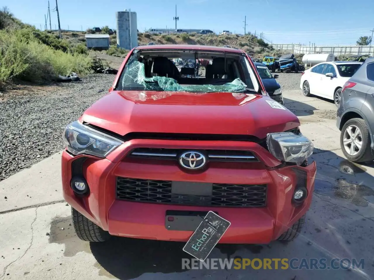 5 Photograph of a damaged car JTENU5JR2M5933424 TOYOTA 4RUNNER 2021