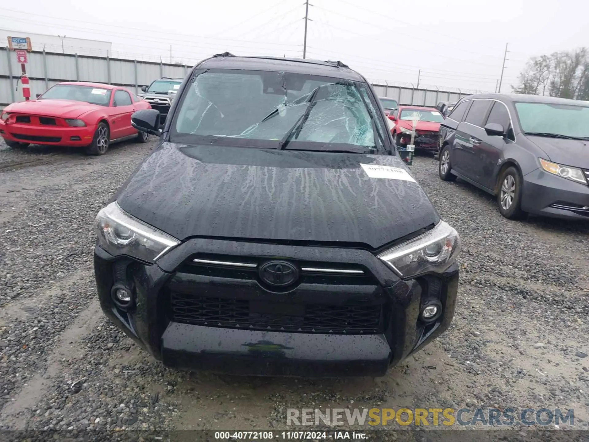 6 Photograph of a damaged car JTENU5JR4M5910209 TOYOTA 4RUNNER 2021