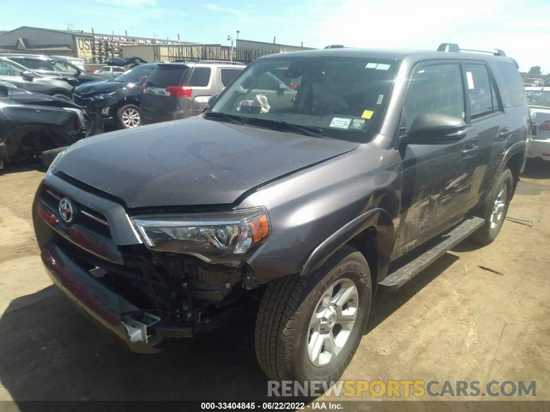 2 Photograph of a damaged car JTENU5JR4M5933912 TOYOTA 4RUNNER 2021